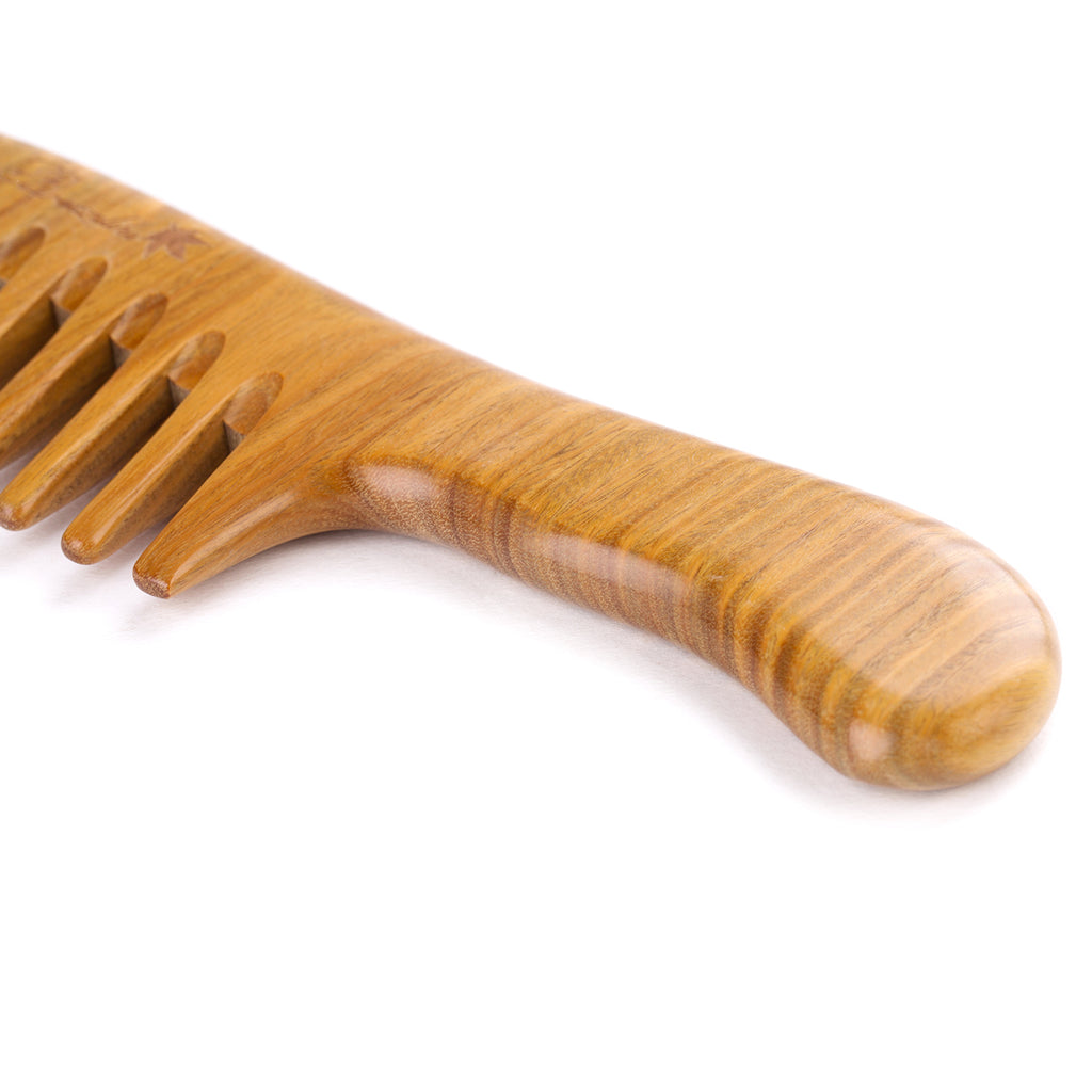 Breezelike Green Sandalwood Comb - No Static Fine Tooth Wood Comb - Natural  Wooden Hair Comb for Detangling – Breezelike®